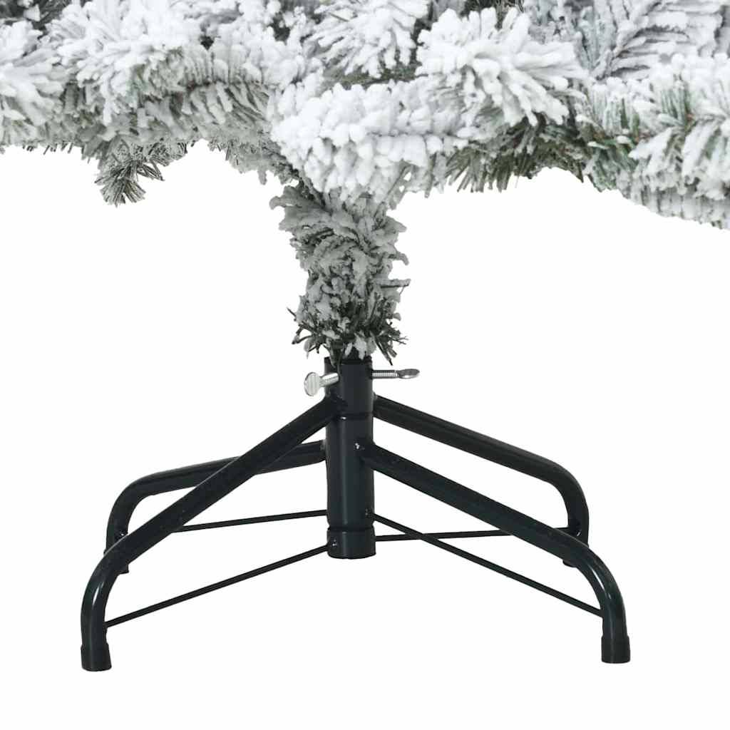 ComfortXL - Sapin de Noël Artificiel Blanc Effet Neige PVC pour Fêtes Intérieur 150 cm – ComfortXL Outdoor Living - Image 6
