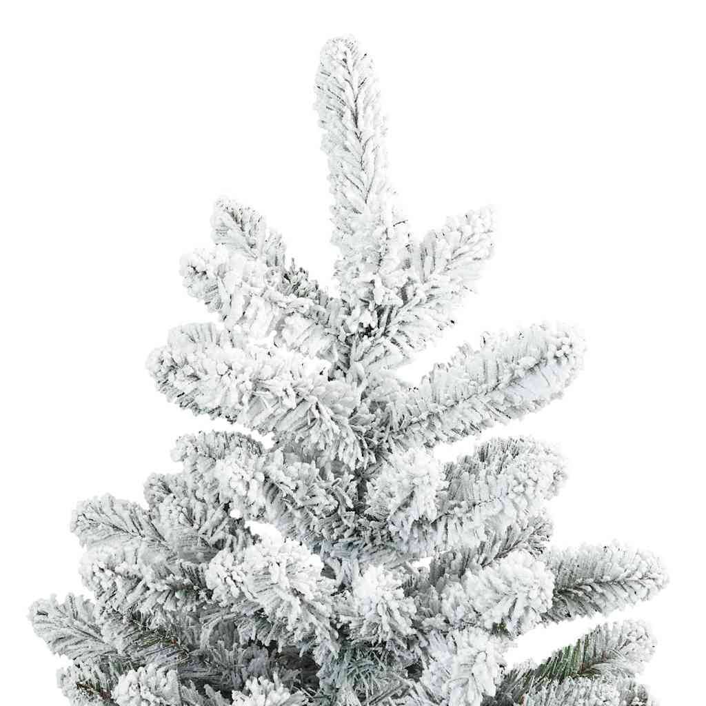 ComfortXL - Sapin de Noël Artificiel Blanc Effet Neige PVC pour Fêtes Intérieur 150 cm – ComfortXL Outdoor Living - Image 4