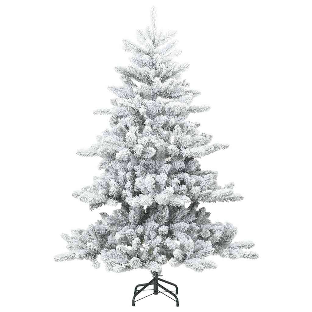 ComfortXL - Sapin de Noël Artificiel Blanc Effet Neige PVC pour Fêtes Intérieur 150 cm – ComfortXL Outdoor Living - Image 3