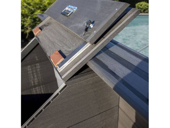 Gre Pools - Coffre de filtration en composite pour piscine de 0,96m - fermeture à clé - 80x60x89 cm Gre Pools - Image 10