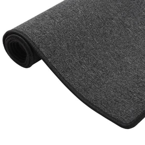 Tapis de Sol Long pour Couloir Antidérapant et Résistant Idéal Passage Fréquent Anthracite 50x250 cm – ComfortXL Outdoor Living - Image 2