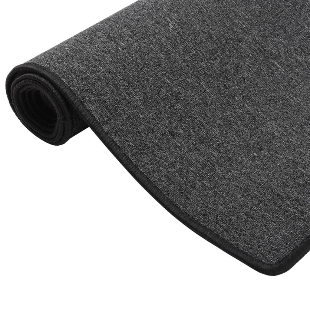 Tapis de Sol Long pour Couloir Antidérapant et Résistant Idéal Passage Fréquent Anthracite 50x250 cm – ComfortXL Outdoor Living - Image 2