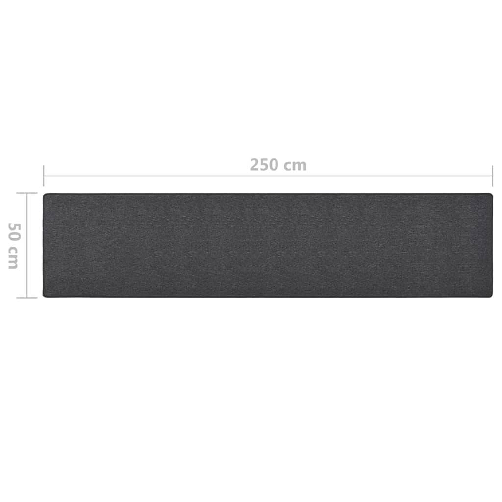 Tapis de Sol Long pour Couloir Antidérapant et Résistant Idéal Passage Fréquent Anthracite 50x250 cm – ComfortXL Outdoor Living - Image 7