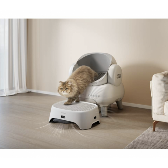 NEAKASA M1 Litière automatique pour grands chats, Blanc + AirStep Purificateur d'air NEAKASA - Image 4