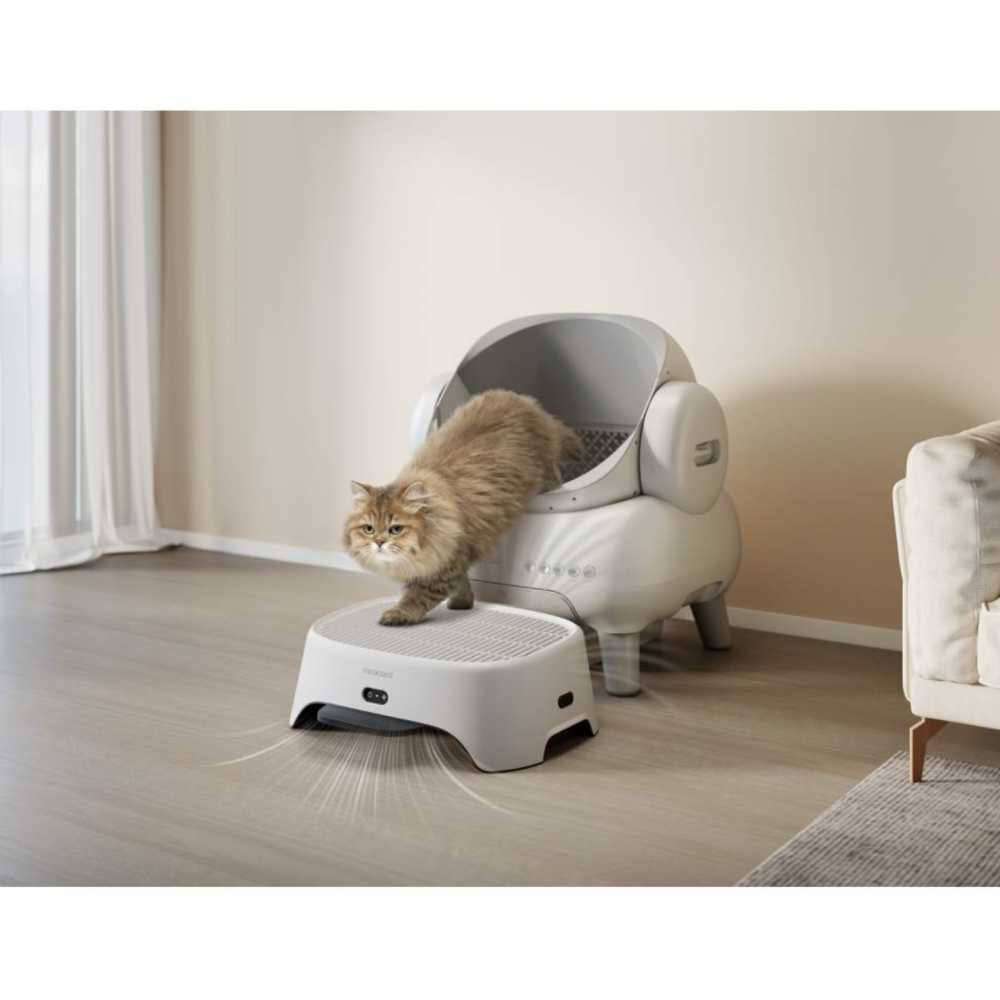 NEAKASA M1 Litière automatique pour grands chats, Blanc + AirStep Purificateur d'air NEAKASA - Image 4