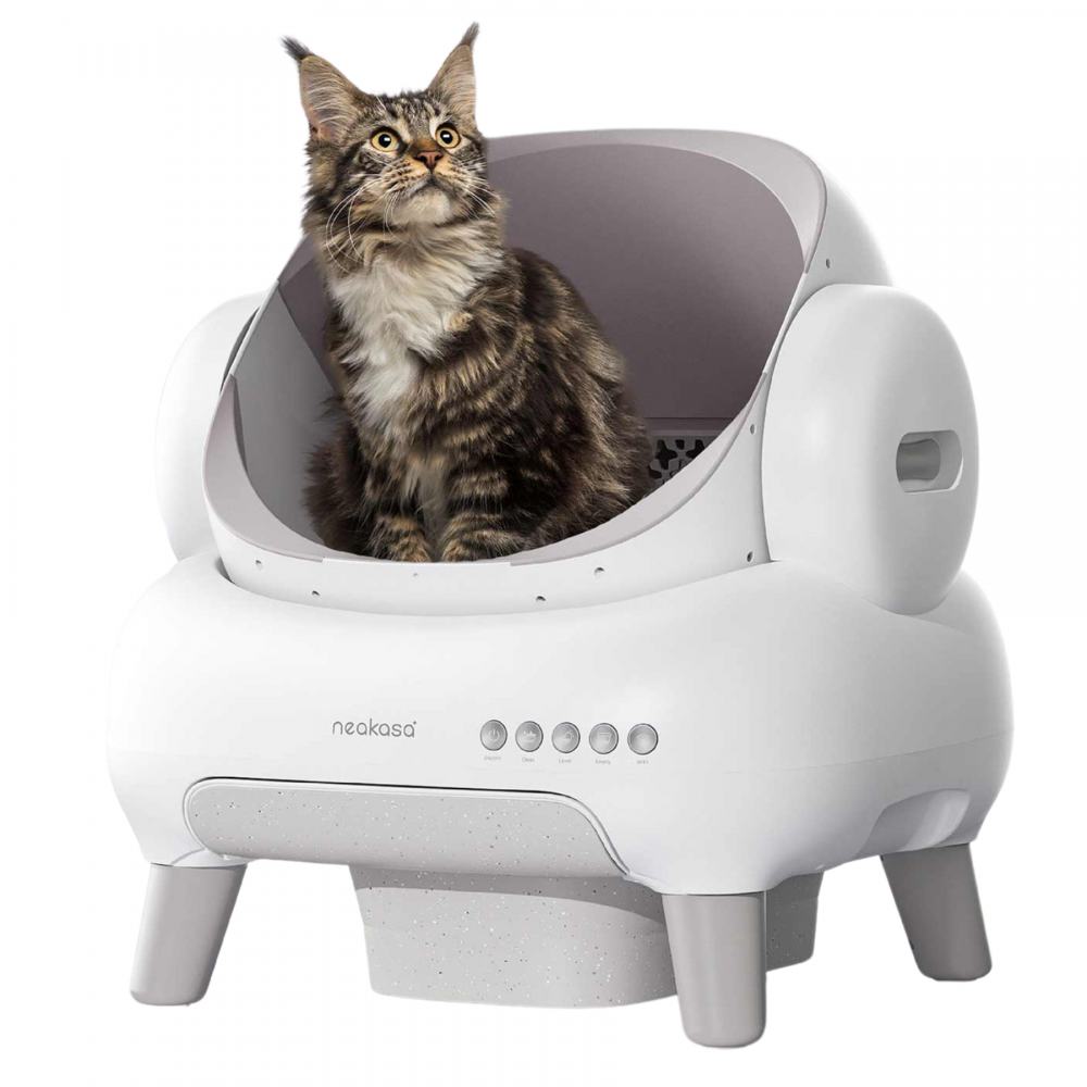 NEAKASA M1 Litière automatique pour grands chats, Blanc + AirStep Purificateur d'air NEAKASA - Image 2