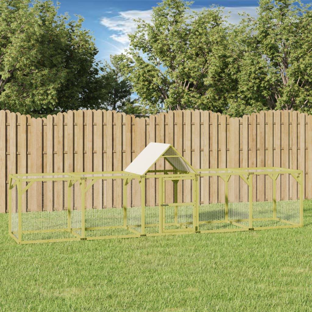 Vidaxl - Poulailler 500x100x150 cm Bois de pin massif imprégné vidaXL 3102983 - Image 1