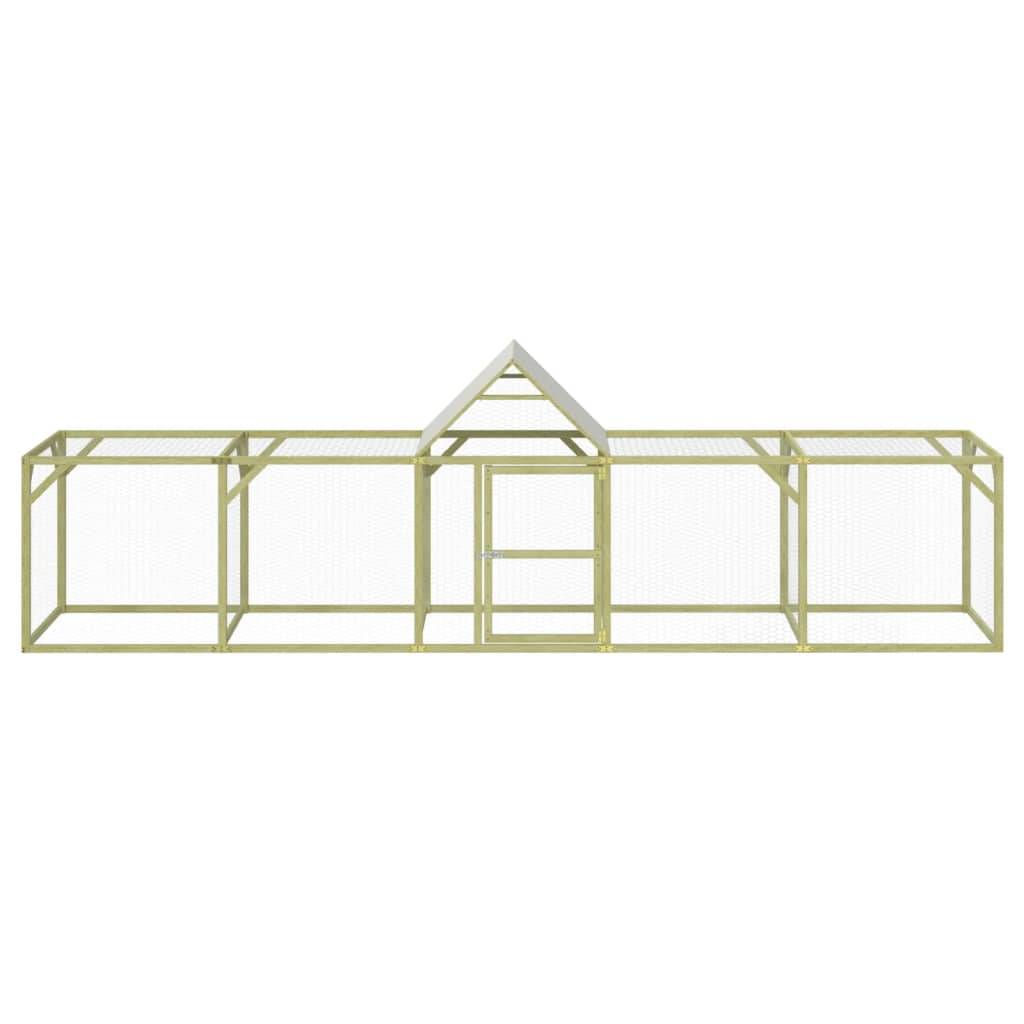 Vidaxl - Poulailler 500x100x150 cm Bois de pin massif imprégné vidaXL 3102983 - Image 7