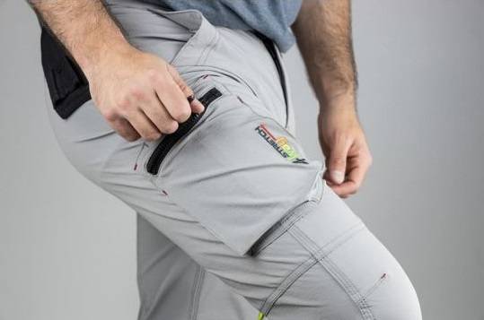 Pantalon Plasma 4Way stretch spécial été 155 g gris clair T 44 - LMA - 1842-44 - Image 3