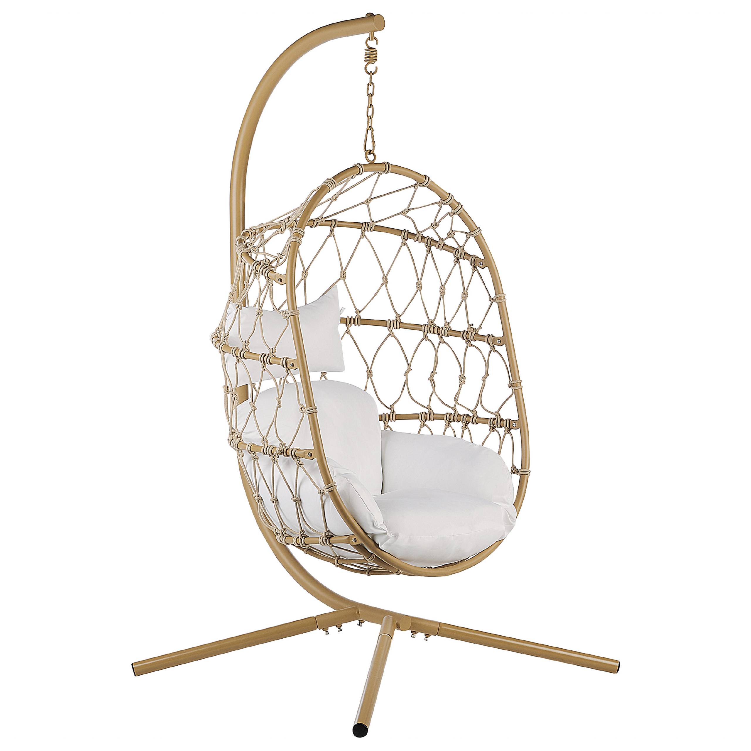 Beliani - Chaise porte-à-faux Tissu Beige ADRIA - Beliani - Image 2