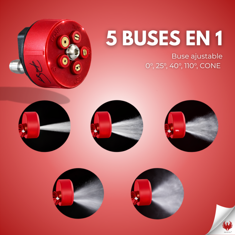MULTIBUSE – Buse de Pulvérisation 5 en 1 Multifonction pour Pulvérisateur - Image 2