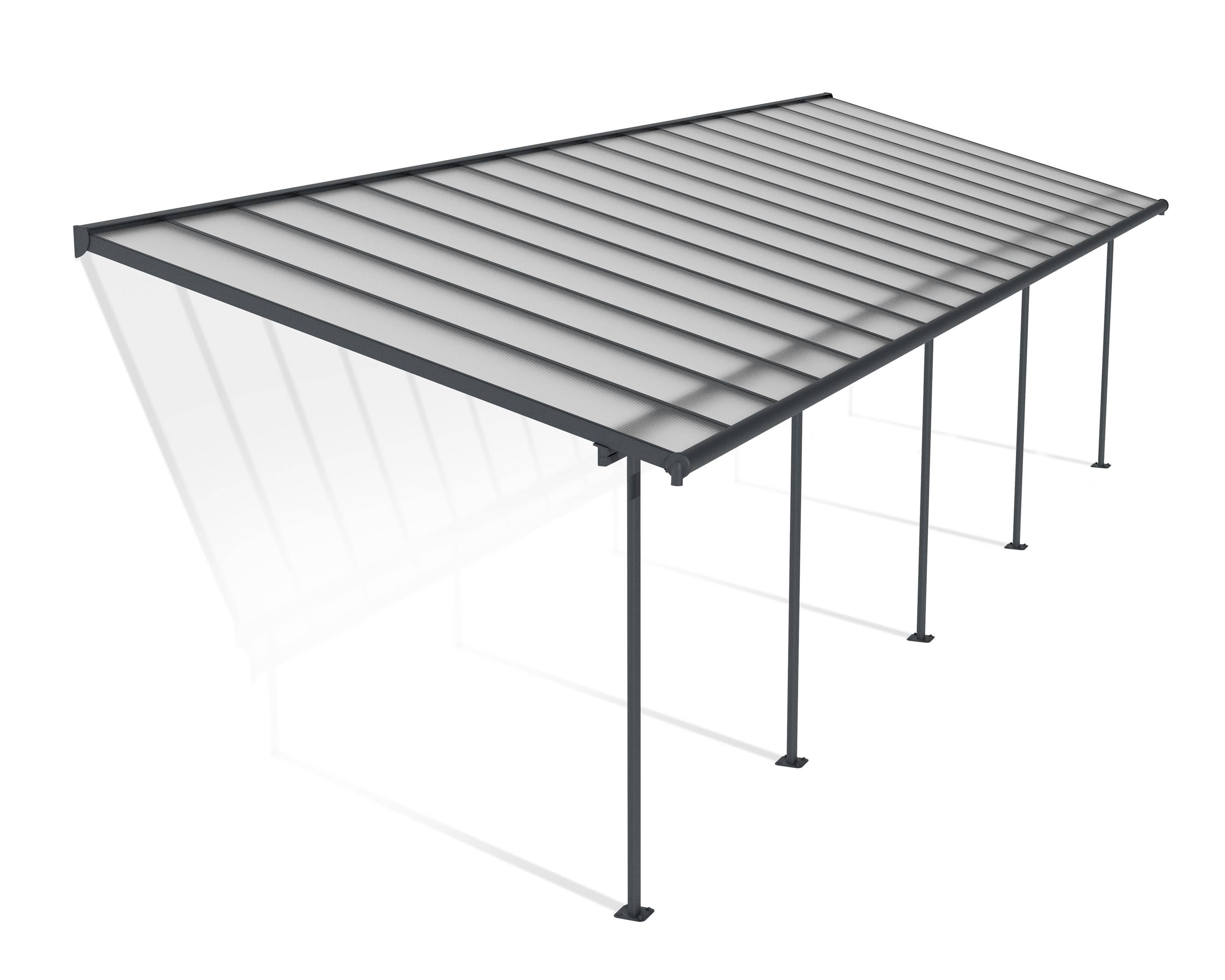 Canopia - Canopia Pergola Sierra 3X10,4 Grise - Image 1