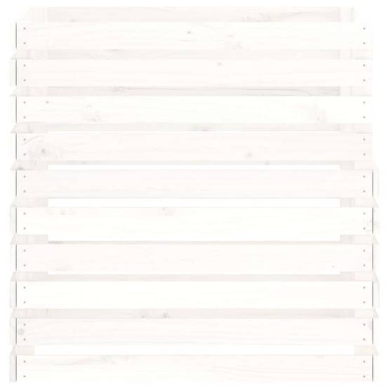 Composteur bois de pin blanc 80 x 80 x 78 cm - PANGIVO - Image 6