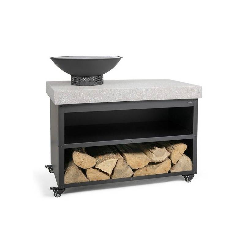 Livoo - Brasero Barbecue Sur Desserte - Livoo - Doc329 -