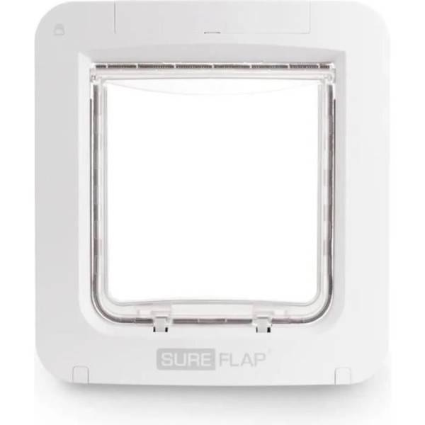 SUREFLAP - SUREFLAP Grande Chatiere a Puce électronique Connecté - Blanc - 178 mm x 170 mm (Livré sans le Hub) - Image 1