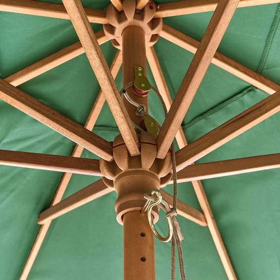 Parasol droit Tissu Vert TOSCANA - Beliani - Image 6