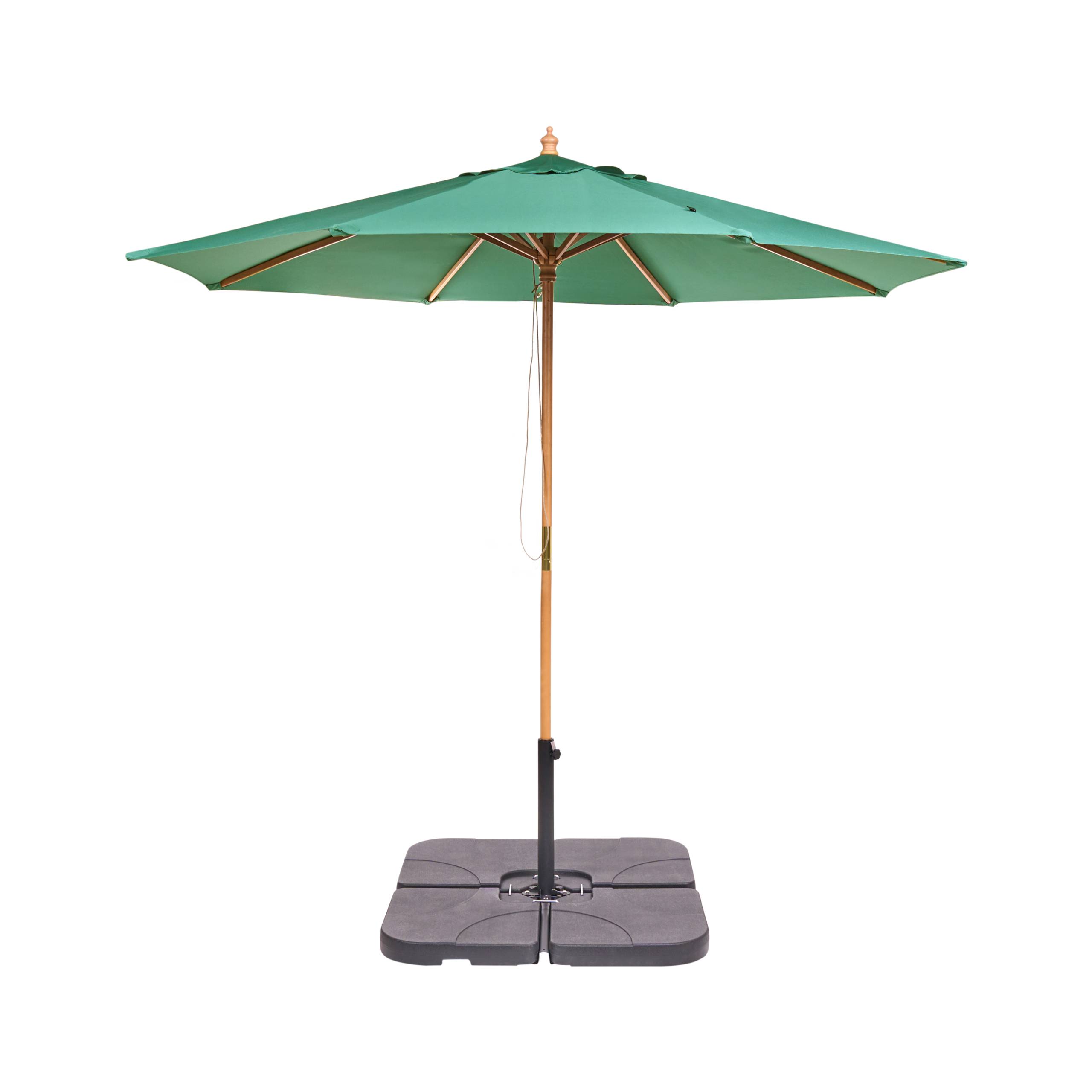 Parasol droit Tissu Vert TOSCANA - Beliani - Image 3
