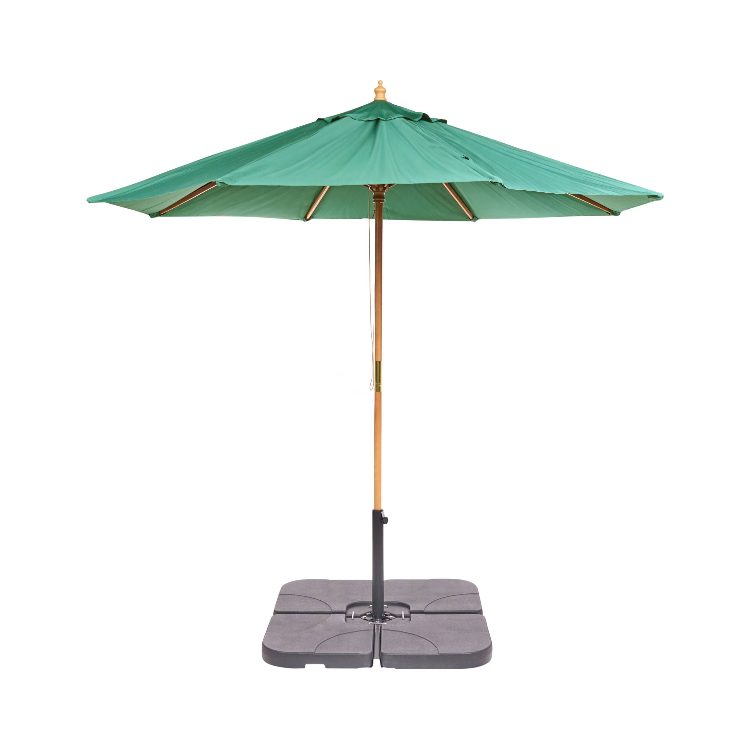 Parasol droit Tissu Vert TOSCANA - Beliani - Image 4