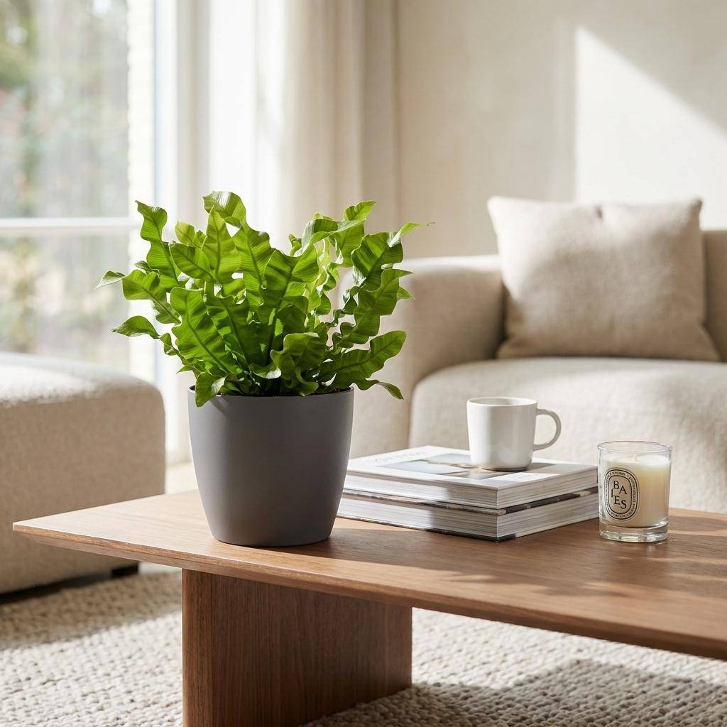 Asplenium Crispy Wave - Fougère Crispy Wave - Pot de 12cm - 4 plantes - Gris - Plantes d'intérieur - Image 3