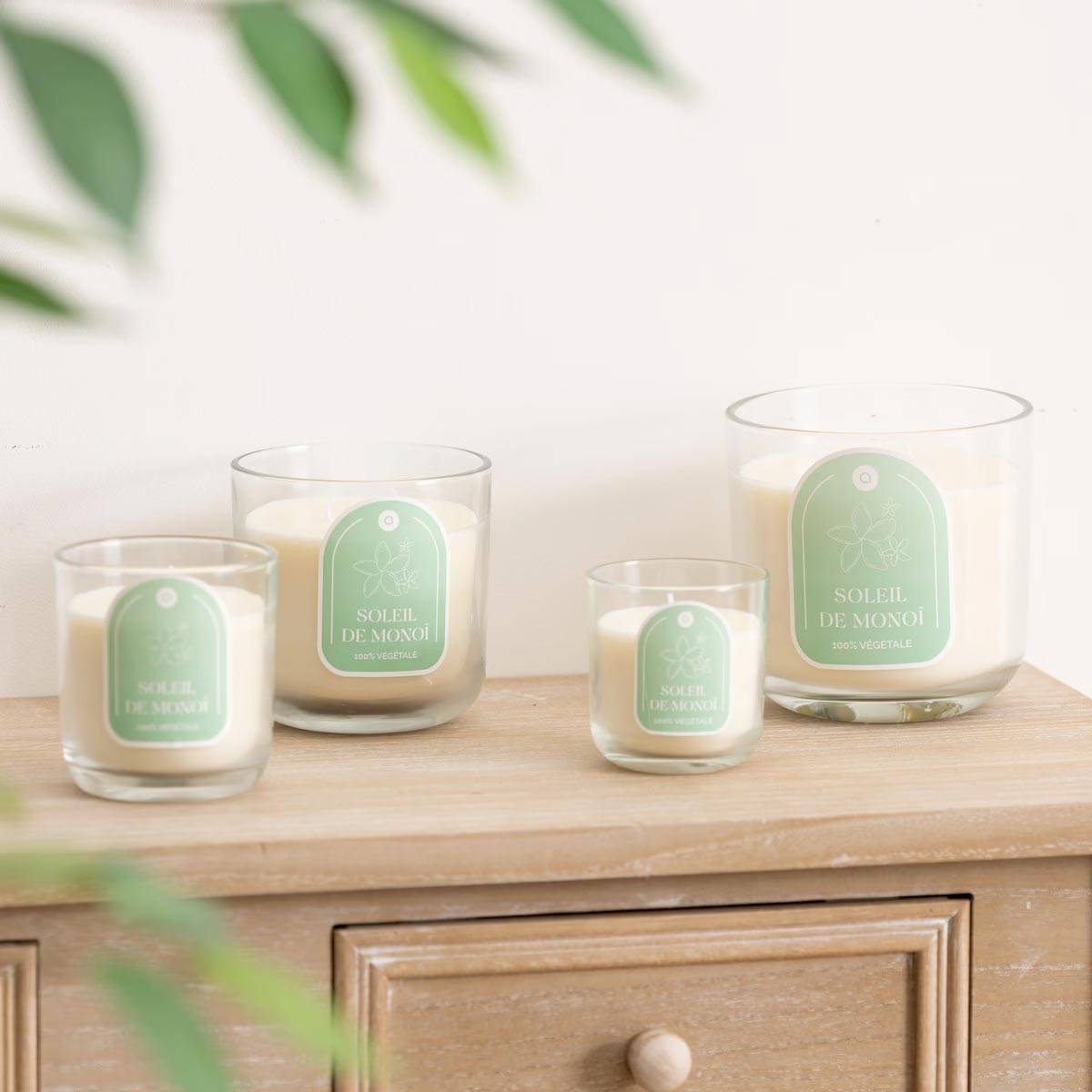 Bougie Parfumée en Verre "Floa" 350g Monoï - Image 3