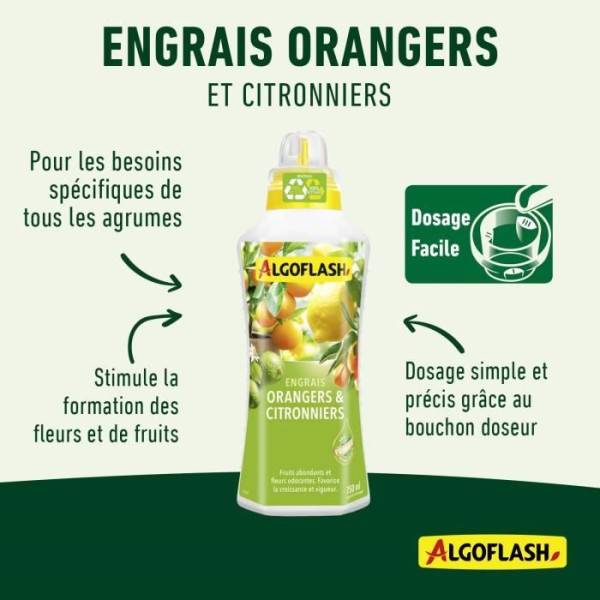 Algoflash - Engrais Orangers Et Citronniers 750 Ml - Image 4