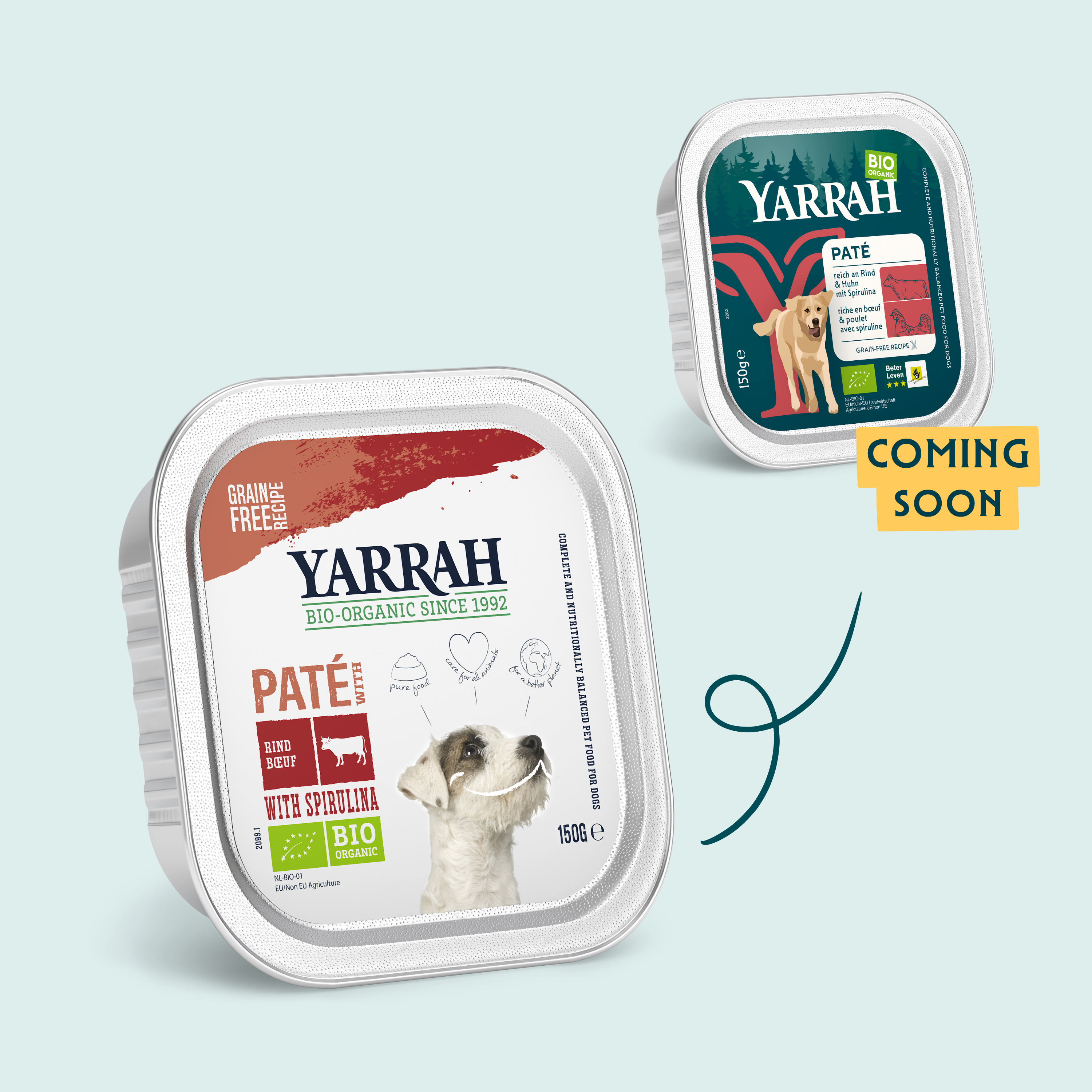 Yarrah - Pâtées Bio Sans Céréales Boeuf & Poulet pour Chien - Image 4