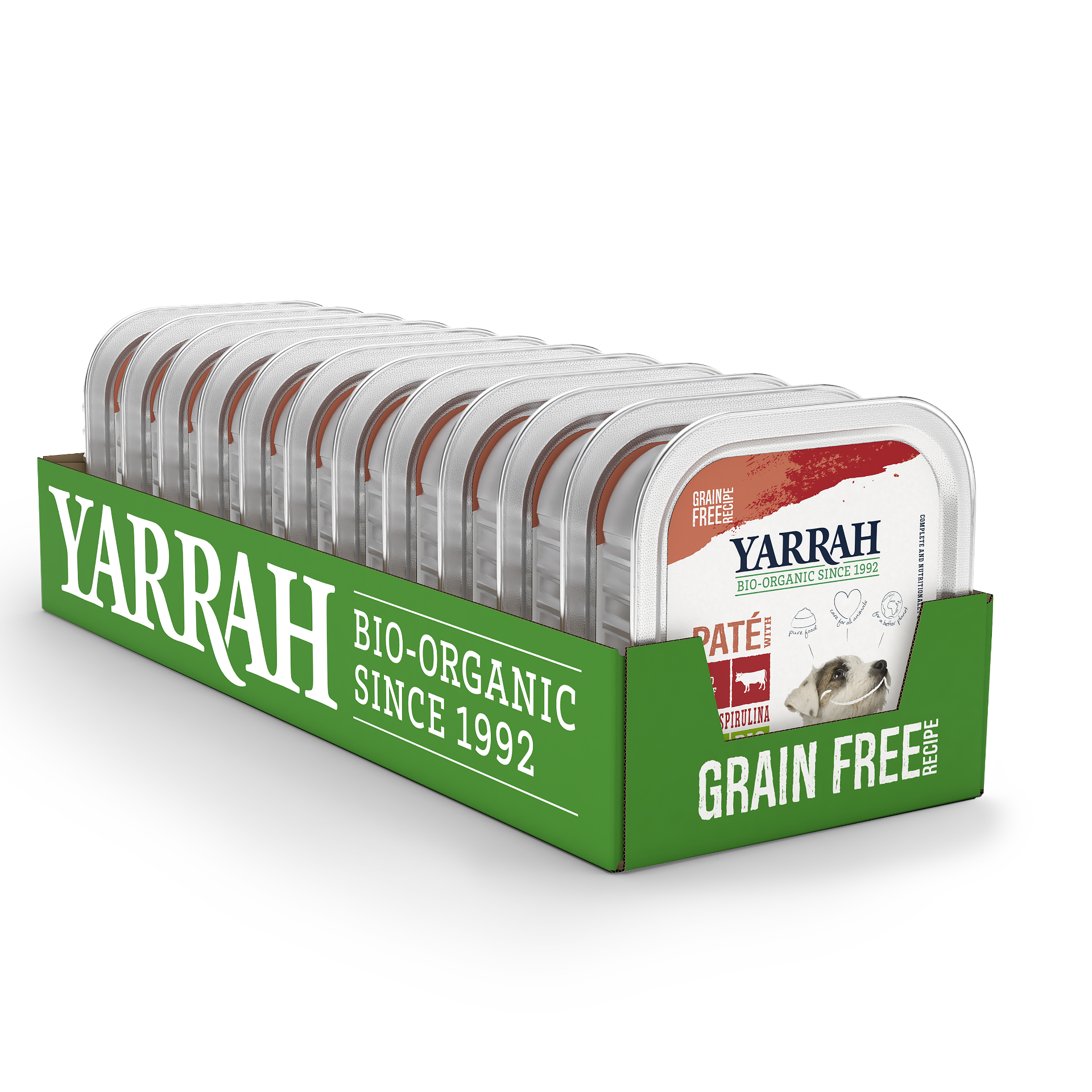 Yarrah - Pâtées Bio Sans Céréales Boeuf & Poulet pour Chien - Image 2