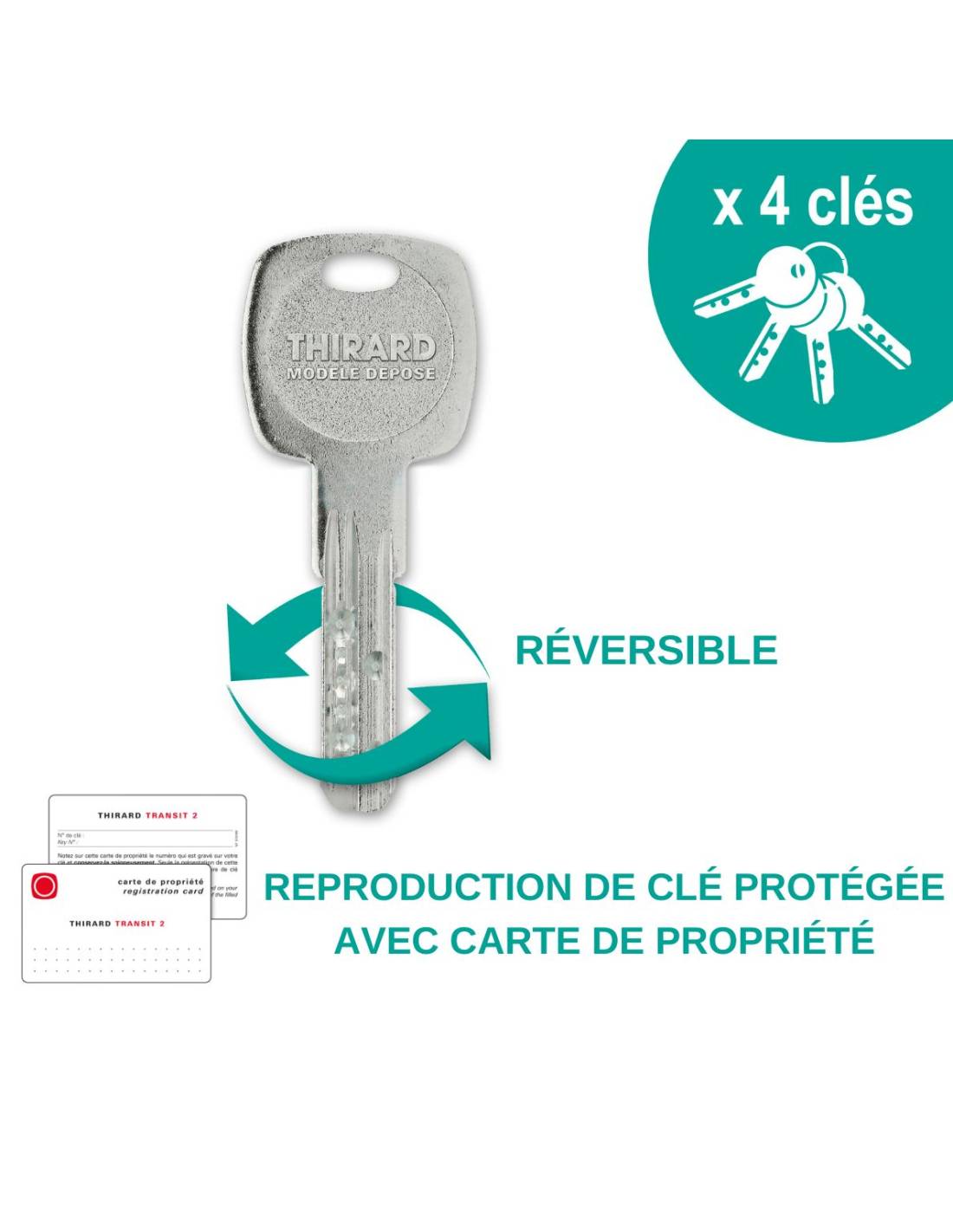 Verrou Transit 2 - THIRARD - 98610 - Image 3
