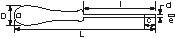 Tournevis fente isole 2x70 SAM - Z153M1 - Image 4