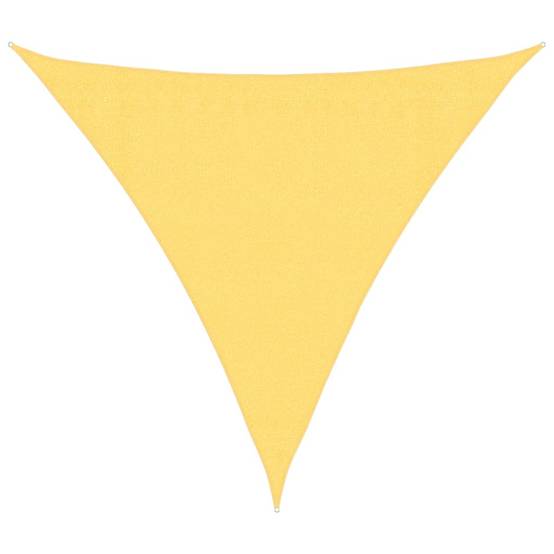 Voile d'ombrage PEHD beige 3 x 3 x 3 m - PANGIVO - Image 1
