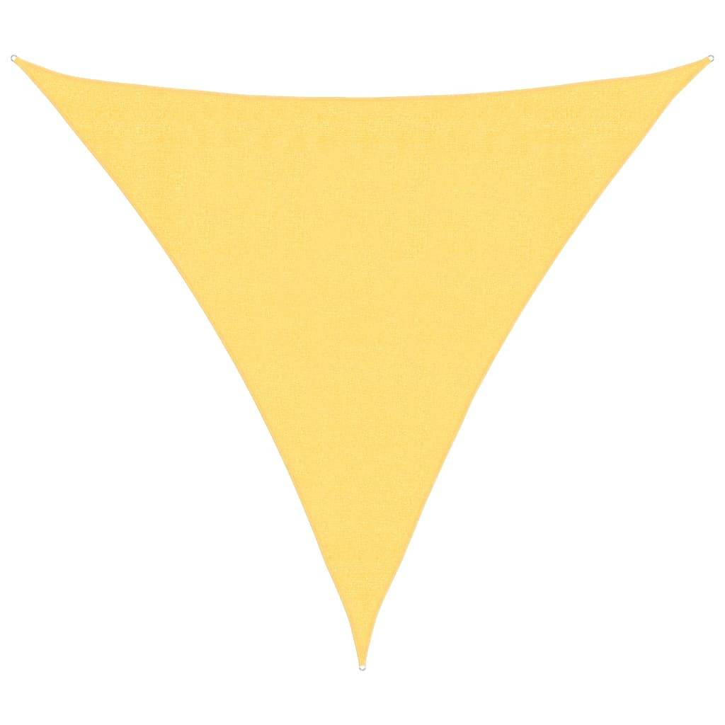 Voile d'ombrage PEHD beige 3 x 3 x 3 m - PANGIVO - Image 1