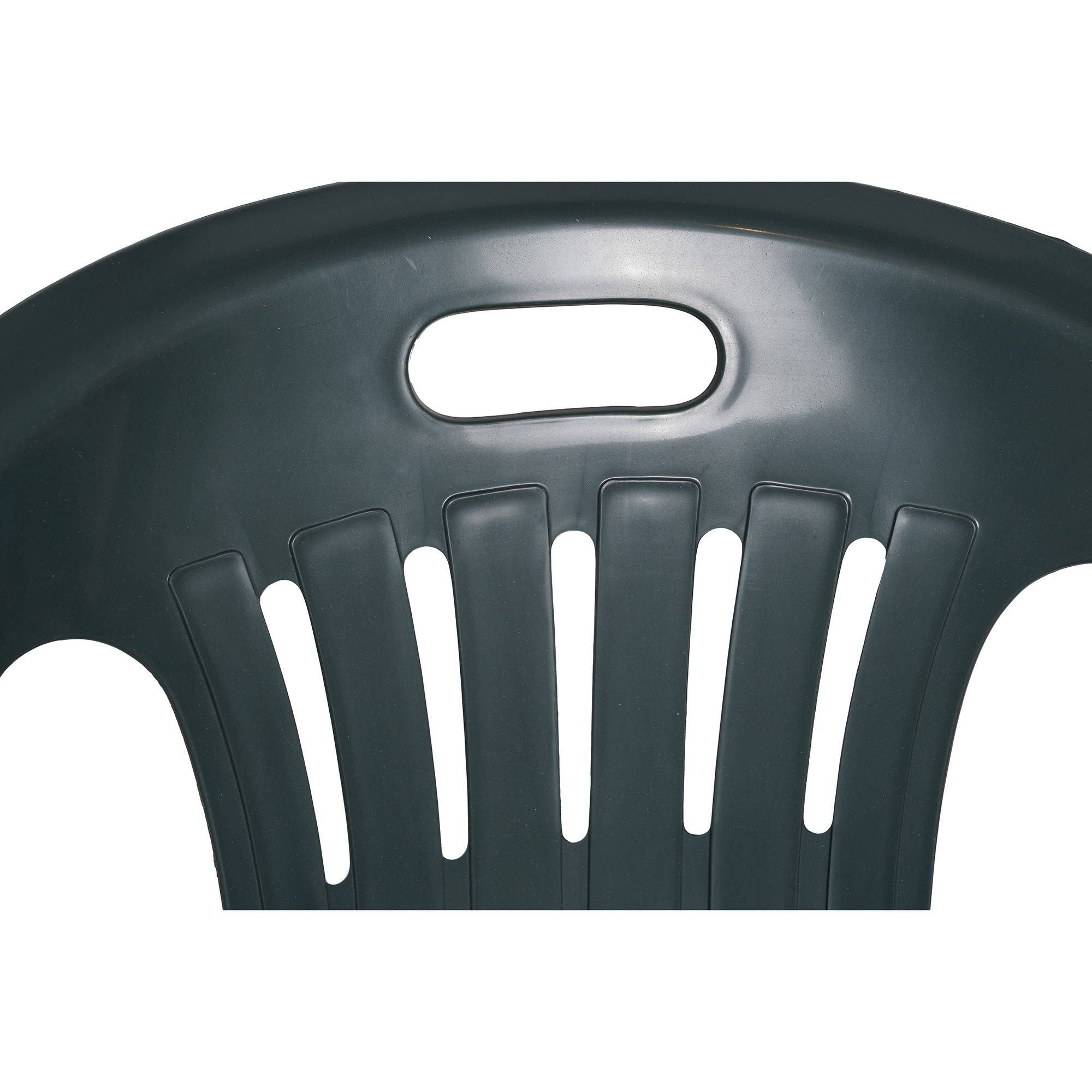 Dmora - Ensemble de 4 chaises d'extérieur Velletri, Sièges de jardin, Chaise pour table à manger, Fauteuil d'extérieur, 56x57h80 cm, Vert - Dmora - Image 5