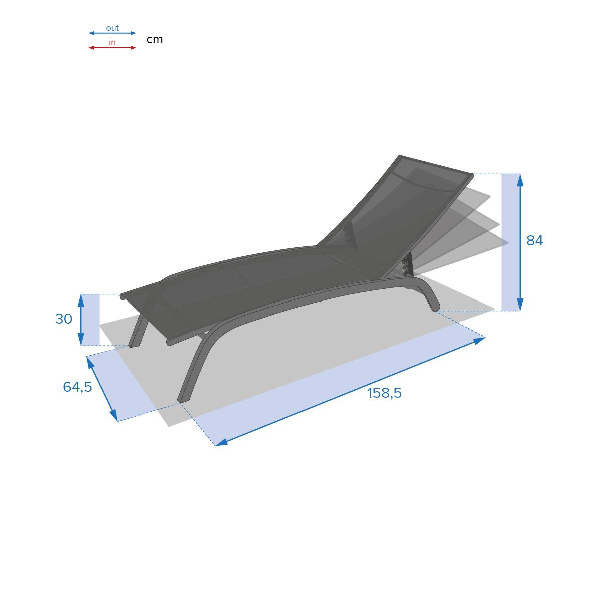 Hesperide - Transat "Bonao" anthracite & graphite en aluminum traité en epoxy - Hespéride - Image 8