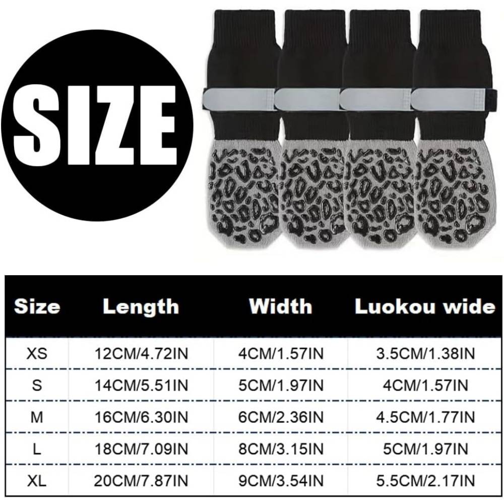 Lytech - Chaussettes Pour Chien 2 Paires XS Coton Anti-Lèchage, Sangles Ajustables - Lytech - Image 5