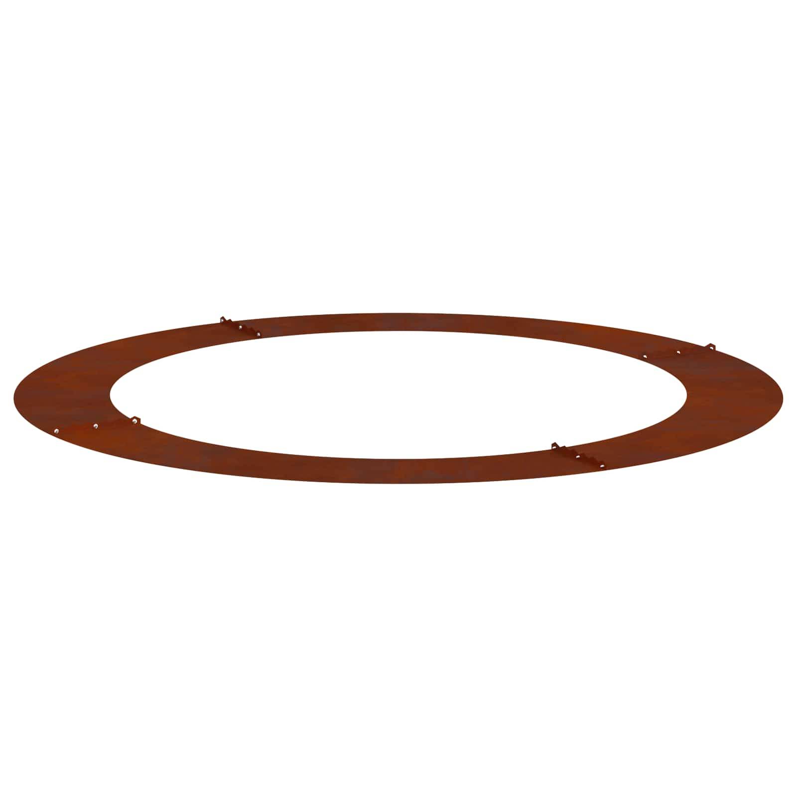 Vidaxl - adapté pour anneaux d'arbre plats 5 pcs Marron Ø90 / 120 cm vidaXL 873731 - Image 6