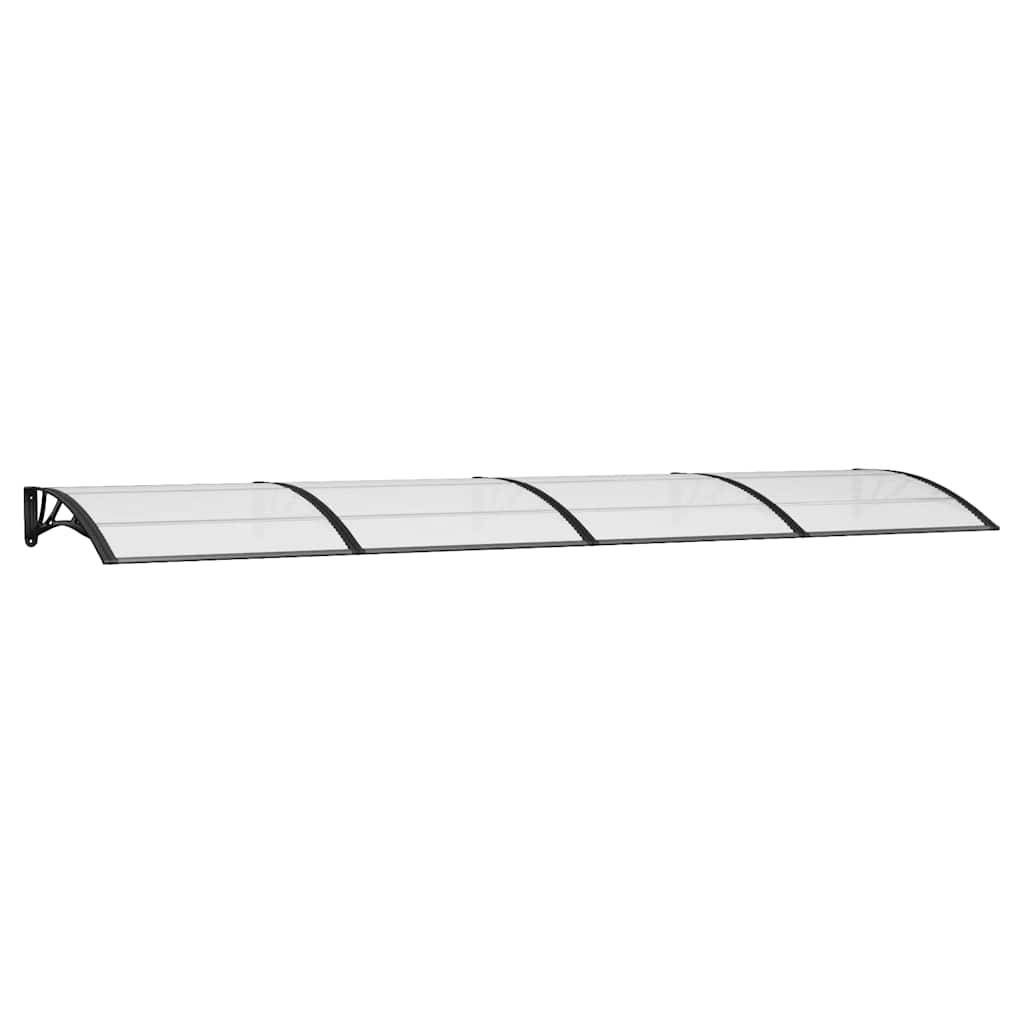Vidaxl - Auvent de porte Noir 400x100 cm Polycarbonate vidaXL 153600 - Image 2