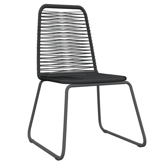 ComfortXL - Set de Repas de Jardin 2 Personnes Table en Verre Noir – ComfortXL Outdoor Living - Image 3