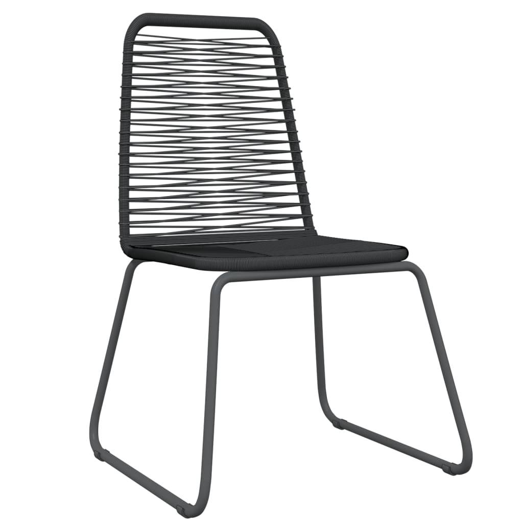 ComfortXL - Set de Repas de Jardin 2 Personnes Table en Verre Noir – ComfortXL Outdoor Living - Image 3