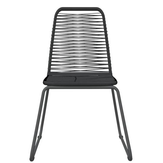 ComfortXL - Set de Repas de Jardin 2 Personnes Table en Verre Noir – ComfortXL Outdoor Living - Image 4