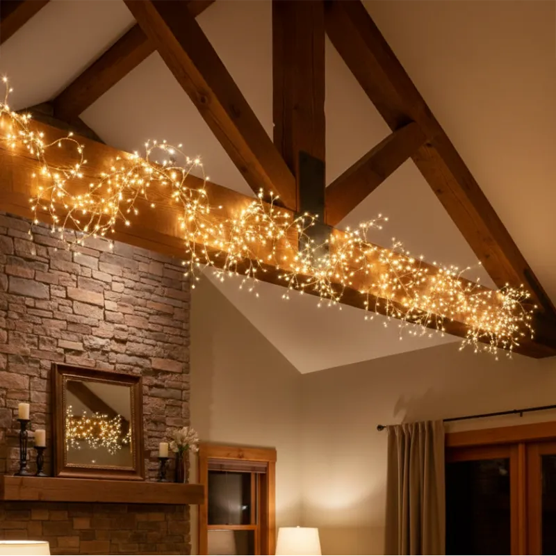 Lotti - Branche lumineuse 5M 480 LED blanc chaud fixe champagne prolongeable IP44 RAC-PF Lotti - Image 8