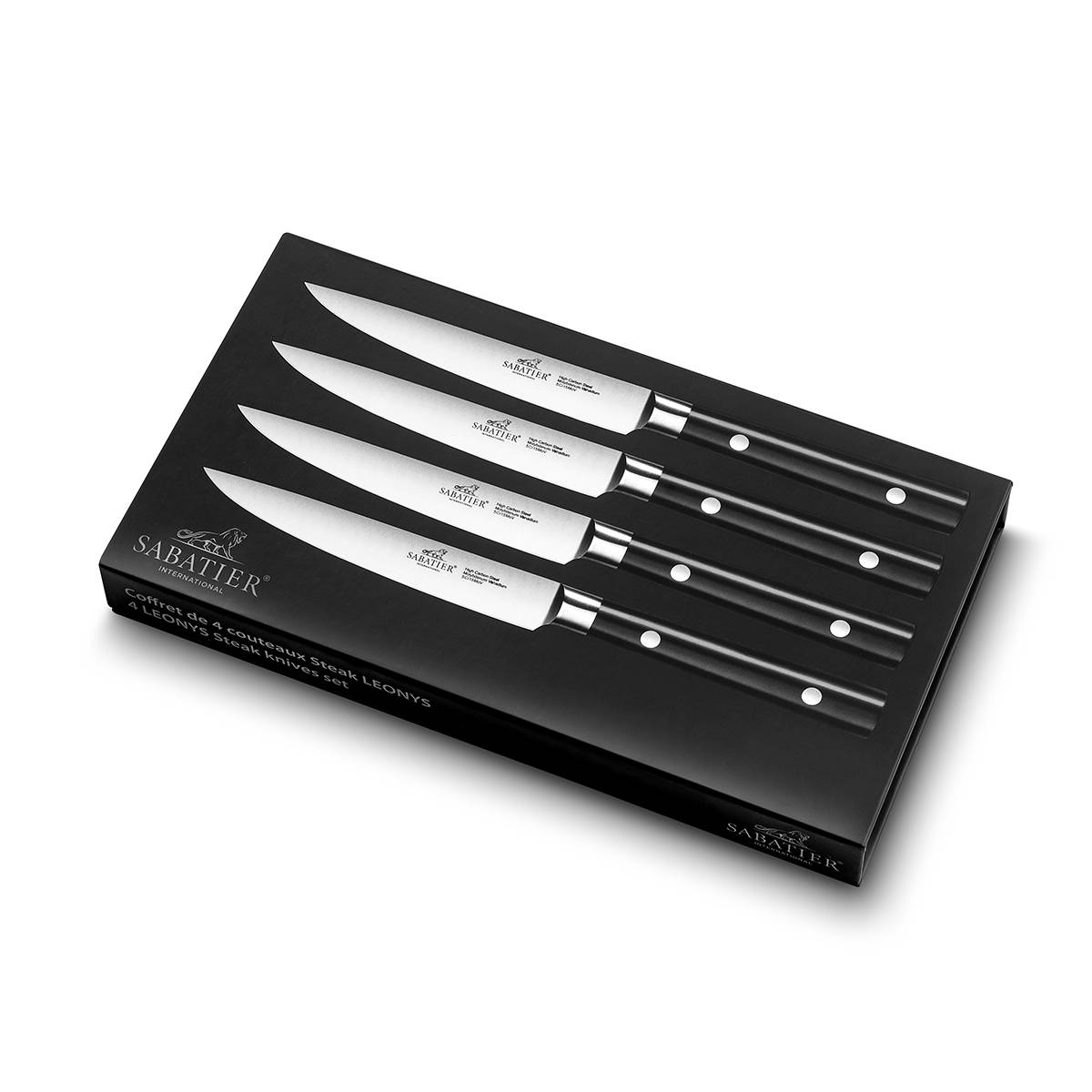 Coffret 4 steaks 12 cm 904284 Lion Sabatier - Image 1
