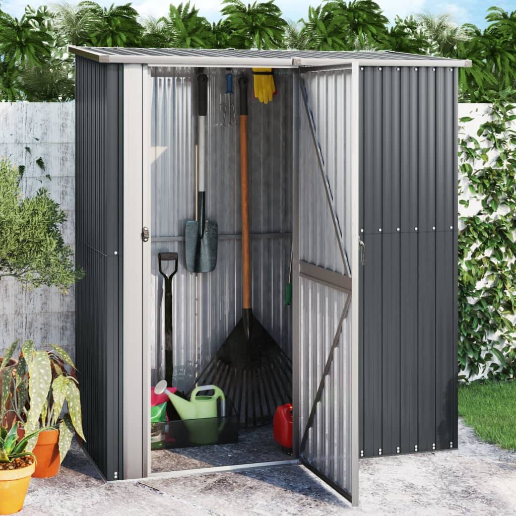 Vidaxl - Abri de jardin Anthracite 180,5x97x209,5 cm Acier galvanisé vidaXL 150905 - Image 1