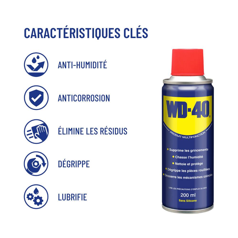 Bombe dégrippant 200ml WD40 - Image 2