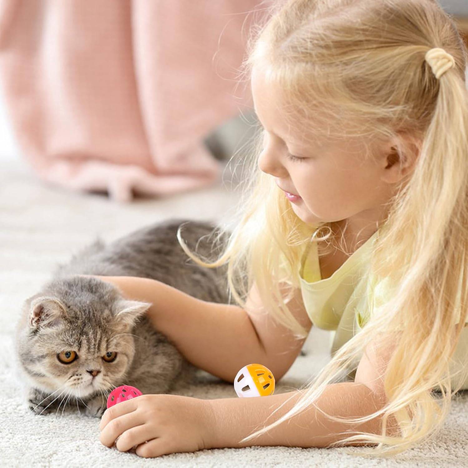 10 balles à grelot colorées pour chat (aléatoires) DtopbuyAge - Image 4