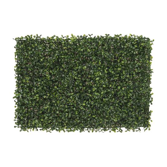 Ligne Deco - Mur végétal artificiel de buis 40cm - Image 1