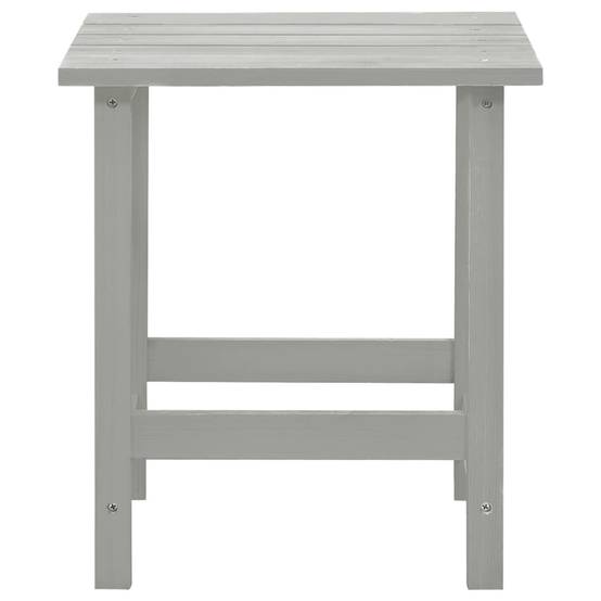 ComfortXL - Fauteuil de Jardin Adirondack Repose-pieds et Table d'appoint Bois Gris – ComfortXL Outdoor Living - Image 5