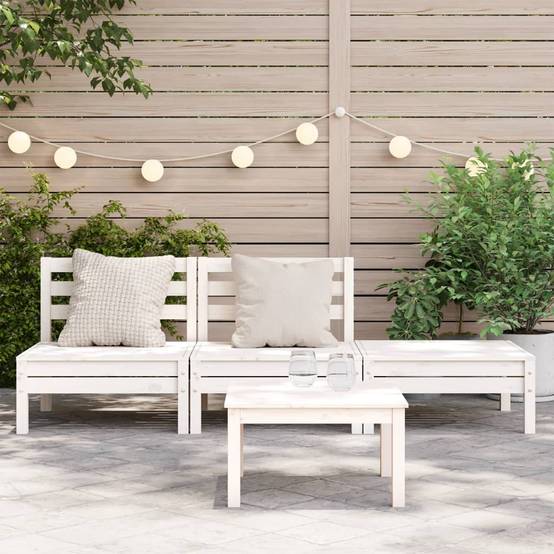Prolenta Premium - Banc de jardin Blanc 64 X 191 cm - Prolenta Premium - Image 3