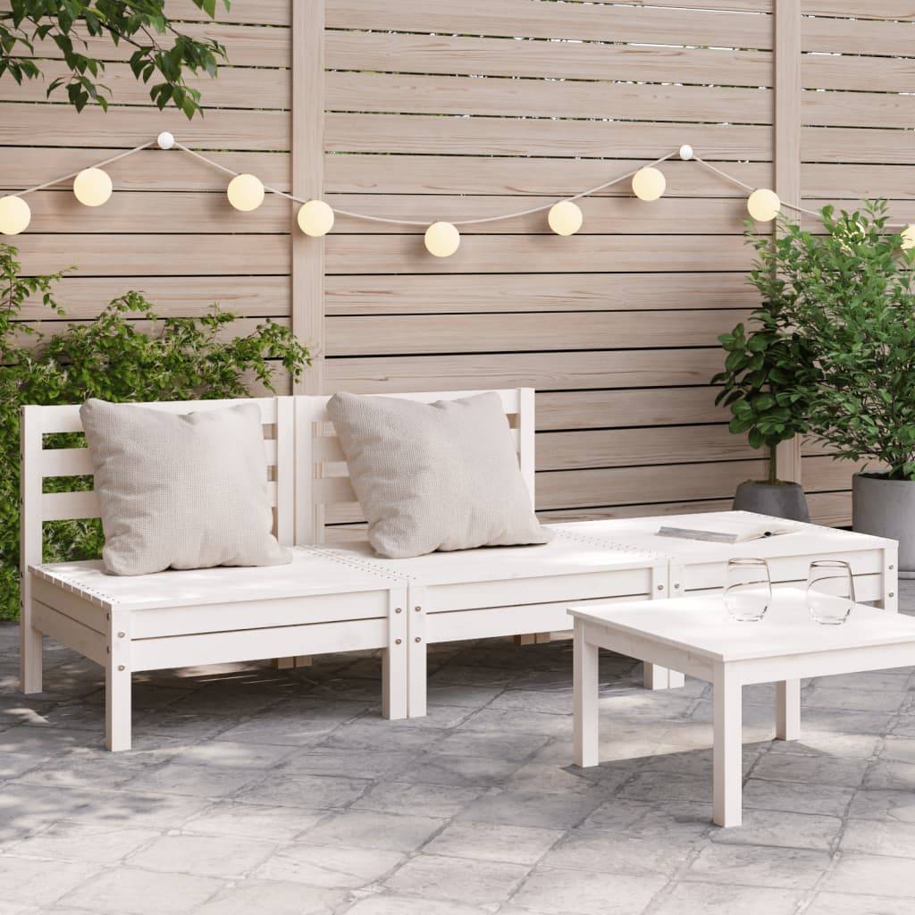 Prolenta Premium - Banc de jardin Blanc 64 X 191 cm - Prolenta Premium - Image 1