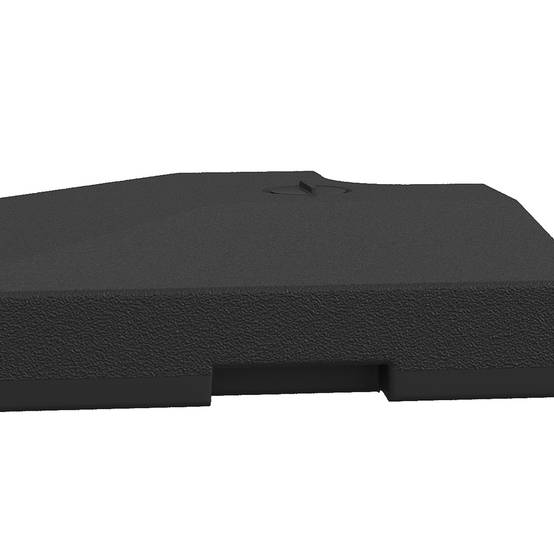 Dalles de lestage 4 pièces plastique jardin terrasse remplissage sable 51cm noir - ComfortXL Outdoor Living - Image 9