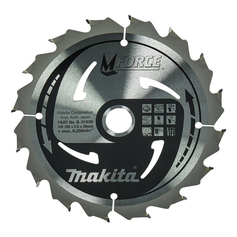 Makita - Lame carbure ''MForce'' MAKITA B-07973 , pour bois, pour scies circulaires, 16 dents, Ø : 210 mm Makita - Image 3
